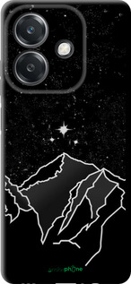 TPU чехол Минималистический горный пейзаж для Oppo A3X 4G/5G - 6438b-3815 изображение 
