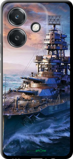 TPU чехол Військовий корабель, world of tanks, wargaming для Oppo A3X 4G/5G - 6461b-3815 изображение 