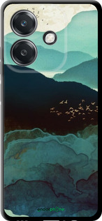 TPU чехол С изображением гор Индиго для Oppo A3X 4G/5G - 6484b-3815 изображение 