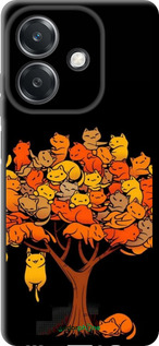 TPU чехол Дерево и котики для Oppo A3X 4G/5G - 6516b-3815 изображение 
