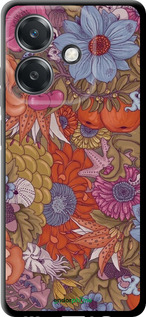 TPU чехол Абстрактные цветы для Oppo A3 4G - 6526b-3846 изображение 
