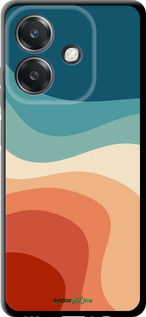 TPU чехол В стиле ретро с волнами для Oppo A3X 4G/5G - 6531b-3815 изображение 