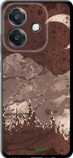 TPU чехол С изображением лунного пейзажа в ночном лесу для Oppo A3 4G - 6546b-3846 изображение 