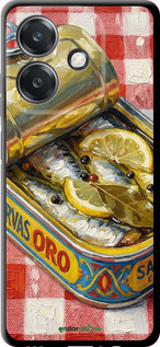 TPU чехол Vintage Sardine Tin Phone для Oppo A3X 4G/5G - 6772b-3815 изображение 