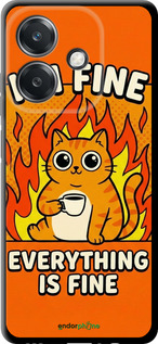 TPU чехол Funny Cat для Oppo A3X 4G/5G - 6786b-3815 изображение 