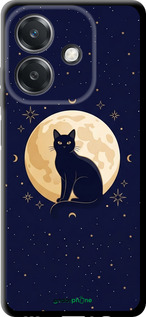 TPU чехол Cute Cat Celestial/Witchy для Oppo A3X 4G/5G - 6787b-3815 изображение 