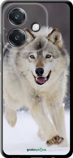 TPU чехол Бегущий волк для Oppo A3X 4G/5G - 826b-3815 изображение 