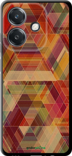 TPU чехол Геометрический узор для Oppo A3 4G - 904b-3846 изображение 