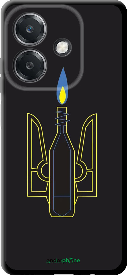 TPU чехол Коктейль Молотова для Oppo A3X 4G/5G - 1044b-3815 изображение 