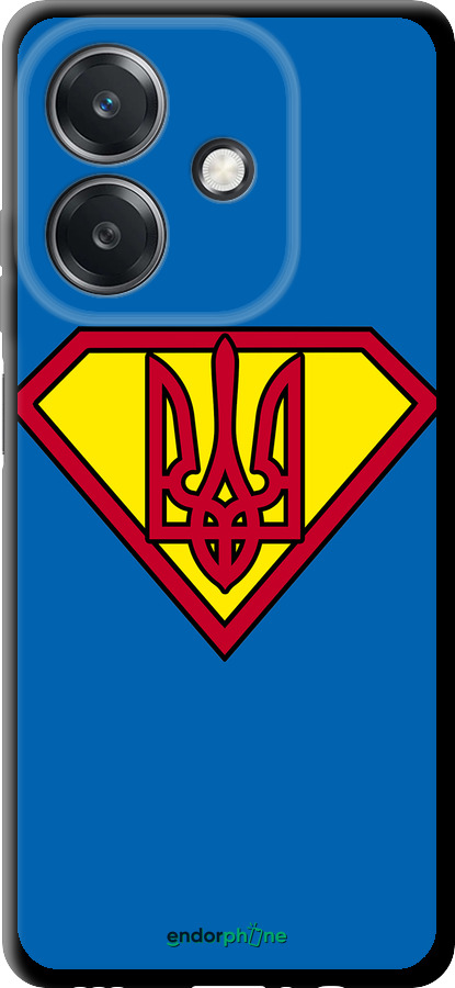 TPU чехол Супер Тризуб для Oppo A3X 4G/5G - 1164b-3815 изображение 