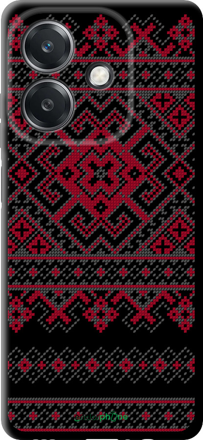TPU чехол Вышиванка 52 для Oppo A3 4G - 1763b-3846 изображение 