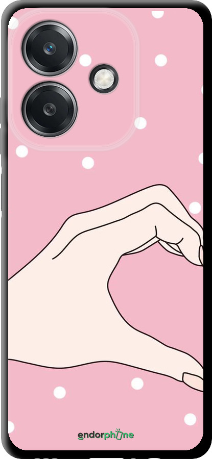 TPU чехол Половинка серця для Oppo A3X 4G/5G - 4340b-3815 изображение 