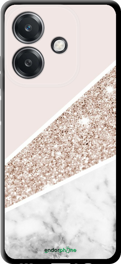 TPU чехол Пастельный мрамор для Oppo A3 4G - 4342b-3846 изображение 