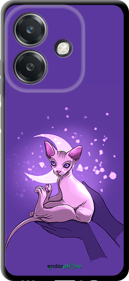 TPU чехол Кот2 для Oppo A3X 4G/5G - 4676b-3815 изображение 