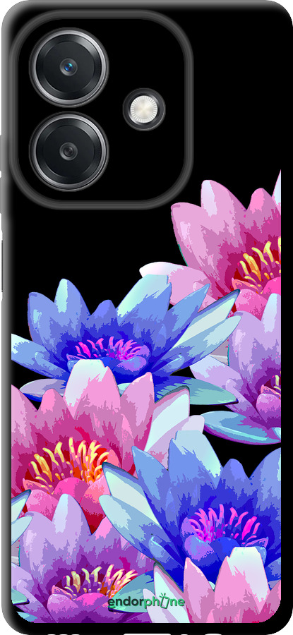 TPU чехол Лотос для Oppo A3X 4G/5G - 4862b-3815 изображение 