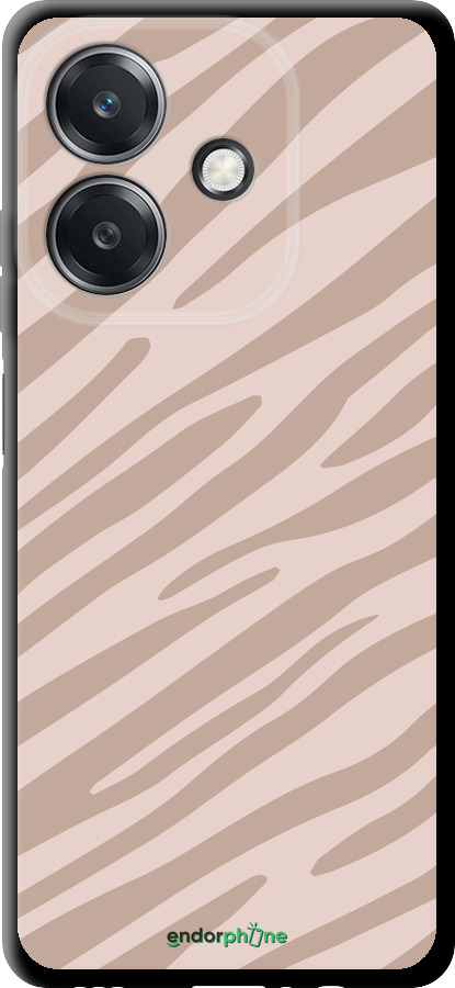 TPU чехол Зебра беж для Oppo A3X 4G/5G - 4875b-3815 изображение 