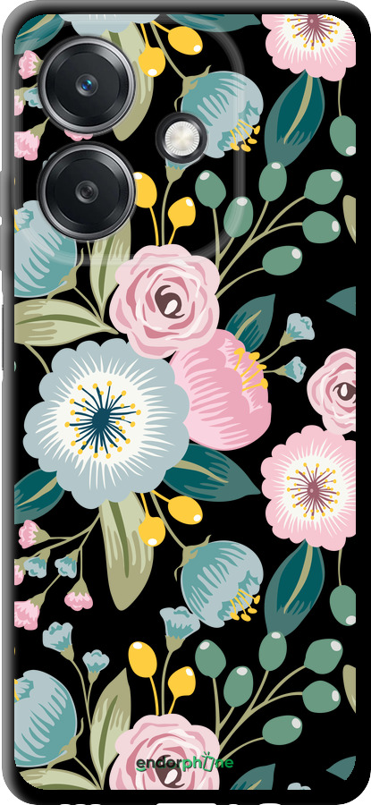 TPU чехол Квіткові шпалери v2 для Oppo A3X 4G/5G - 5602b-3815 изображение 