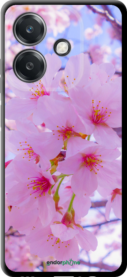 TPU чехол Сакура для Oppo A3 4G - 6029b-3846 изображение 