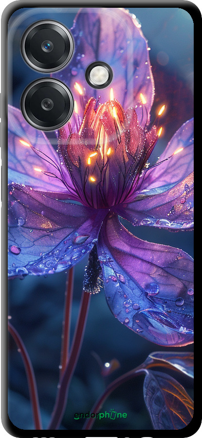 TPU чехол Магічна квітка для Oppo A3 4G - 6038b-3846 изображение 
