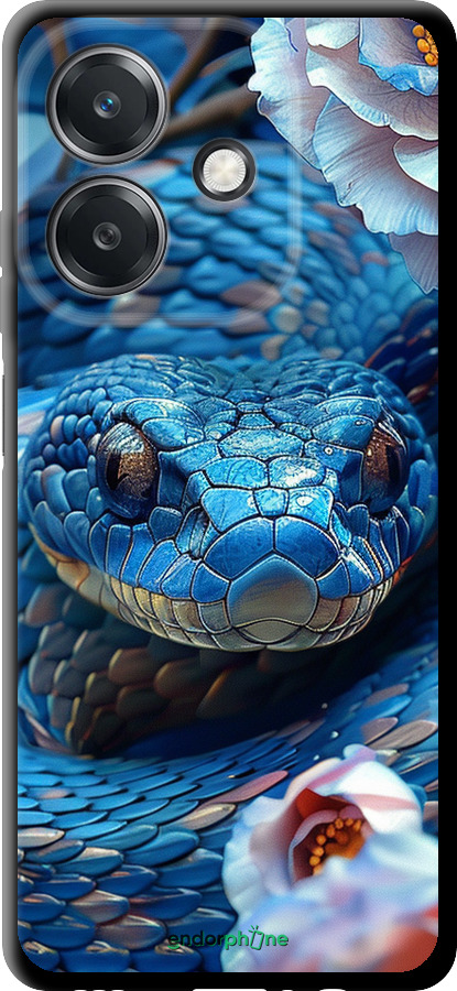 TPU чехол Blue Snake для Oppo A3 4G - 6079b-3846 изображение 