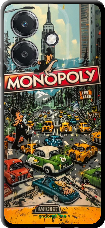 TPU чехол Городской драйв Monopoly для Oppo A3 4G - 6088b-3846 изображение 