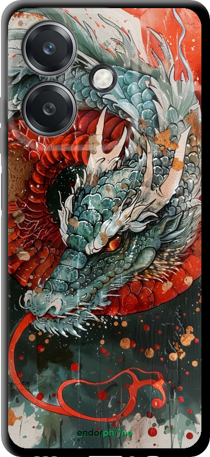 TPU чехол Стихия огня для Oppo A3 4G - 6101b-3846 изображение 