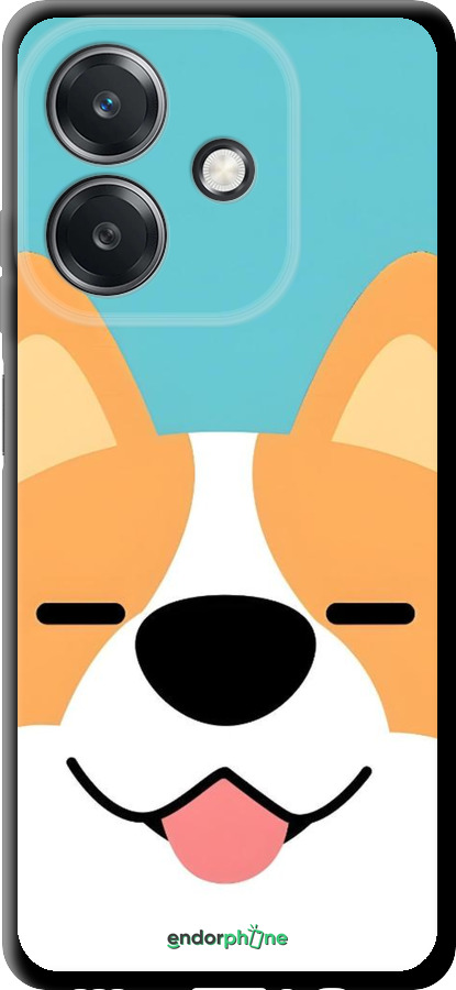 TPU чехол Корги для Oppo A3X 4G/5G - 6280b-3815 изображение 
