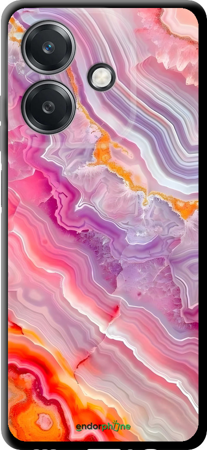 TPU чехол Мрамор 2 для Oppo A3 4G - 6307b-3846 изображение 