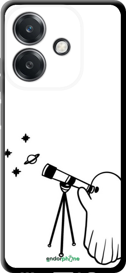 TPU чехол Привид астроном для Oppo A3X 4G/5G - 6444b-3815 изображение 