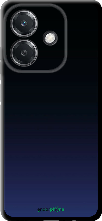 TPU чехол Градиент в тёмно - синем стиле для Oppo A3X 4G/5G - 6542b-3815 изображение 