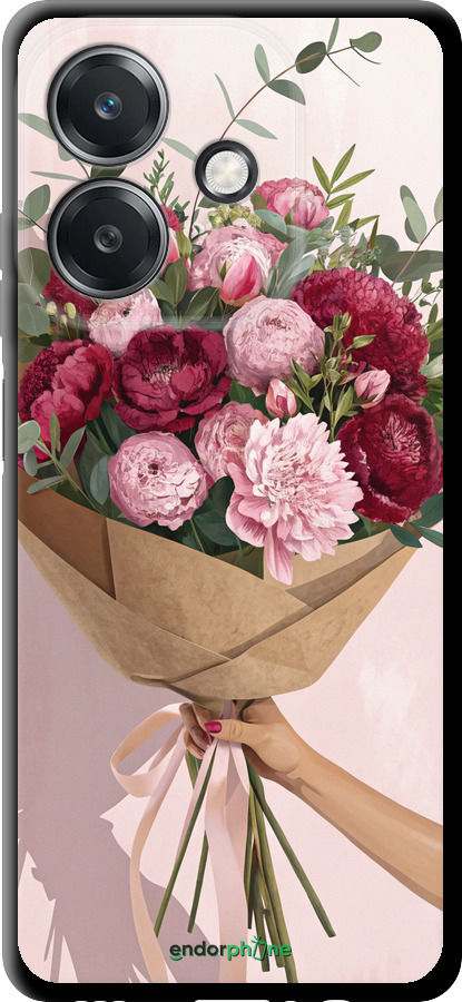 TPU чехол Пионы 1 для Oppo A3 4G - 6705b-3846 изображение 