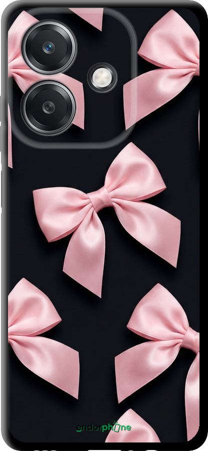 TPU чехол Coquette Ribbons Dark Coquette для Oppo A3X 4G/5G - 6767b-3815 изображение 