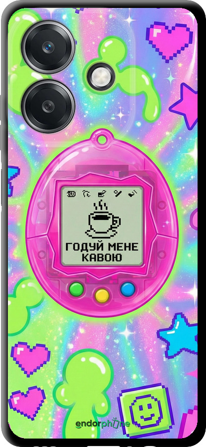 TPU чехол Y2K Aesthetic Retro Pet: Годуй мене кавою для Oppo A3X 4G/5G - 6784b-3815 изображение 