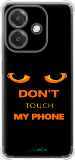 Силикон с усиленными углами чехол Don't touch the phone для Oppo A3X 4G/5G - 4261sp-3815 изображение 
