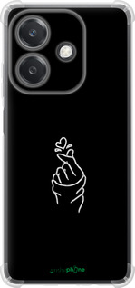 Силикон с усиленными углами чехол Love You для Oppo A3X 4G/5G - 4298sp-3815 изображение 