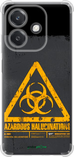 Силикон с усиленными углами чехол biohazard 28 для Oppo A3X 4G/5G - 4846sp-3815 изображение 