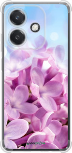 Силикон с усиленными углами чехол Сирень для Oppo A3X 4G/5G - 527sp-3815 изображение 