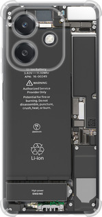 Силикон с усиленными углами чехол Детали смартфона для Oppo A3X 4G/5G - 5487sp-3815 изображение 