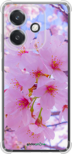 Силикон с усиленными углами чехол Сакура для Oppo A3X 4G/5G - 6029sp-3815 изображение 