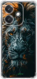 Силикон с усиленными углами чехол Лев в сумерках для Oppo A3 4G - 6154sp-3846 изображение 