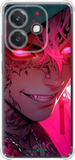 Силикон с усиленными углами чехол Аниме демон 3 для Oppo A3X 4G/5G - 6313sp-3815 изображение 