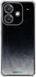 Силикон с усиленными углами чехол Сині хмари, Синій місяць для Oppo A3X 4G/5G - 6396sp-3815 изображение 
