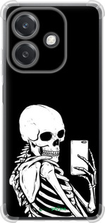 Силикон с усиленными углами чехол Скелет делает Selfie для Oppo A3X 4G/5G - 6535sp-3815 изображение 