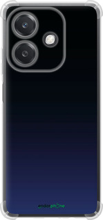 Силикон с усиленными углами чехол Градиент в тёмно - синем стиле для Oppo A3X 4G/5G - 6542sp-3815 изображение 