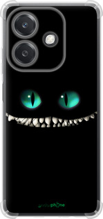 Силикон с усиленными углами чехол Чеширский кот для Oppo A3X 4G/5G - 689sp-3815 изображение 