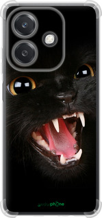 Силикон с усиленными углами чехол Чёрная кошка для Oppo A3X 4G/5G - 932sp-3815 изображение 