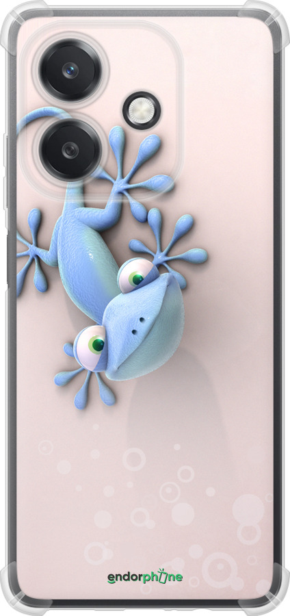 Силикон с усиленными углами чехол Геккончик для Oppo A3X 4G/5G - 1094sp-3815 изображение 