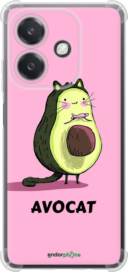 Силикон с усиленными углами чехол Avocat для Oppo A3X 4G/5G - 4270sp-3815 изображение 