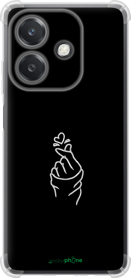 Силикон с усиленными углами чехол Love You для Oppo A3X 4G/5G - 4298sp-3815 изображение 