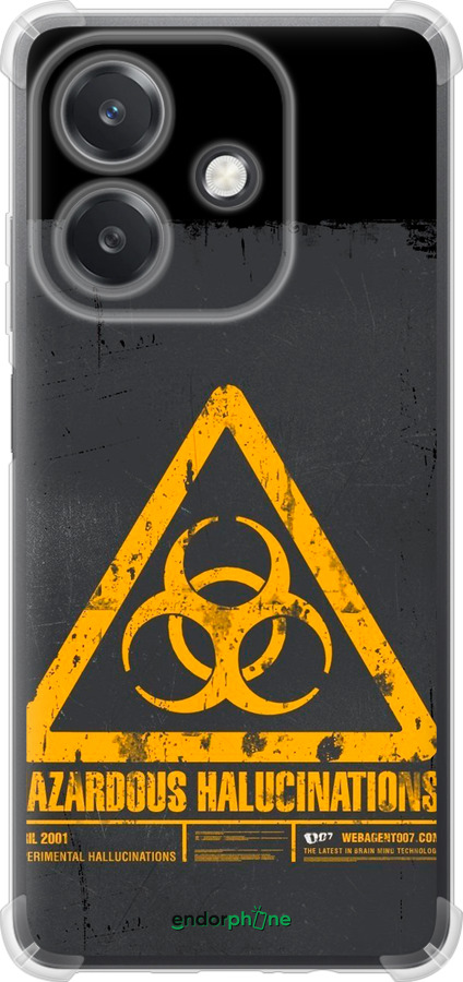 Силикон с усиленными углами чехол biohazard 28 для Oppo A3X 4G/5G - 4846sp-3815 изображение 